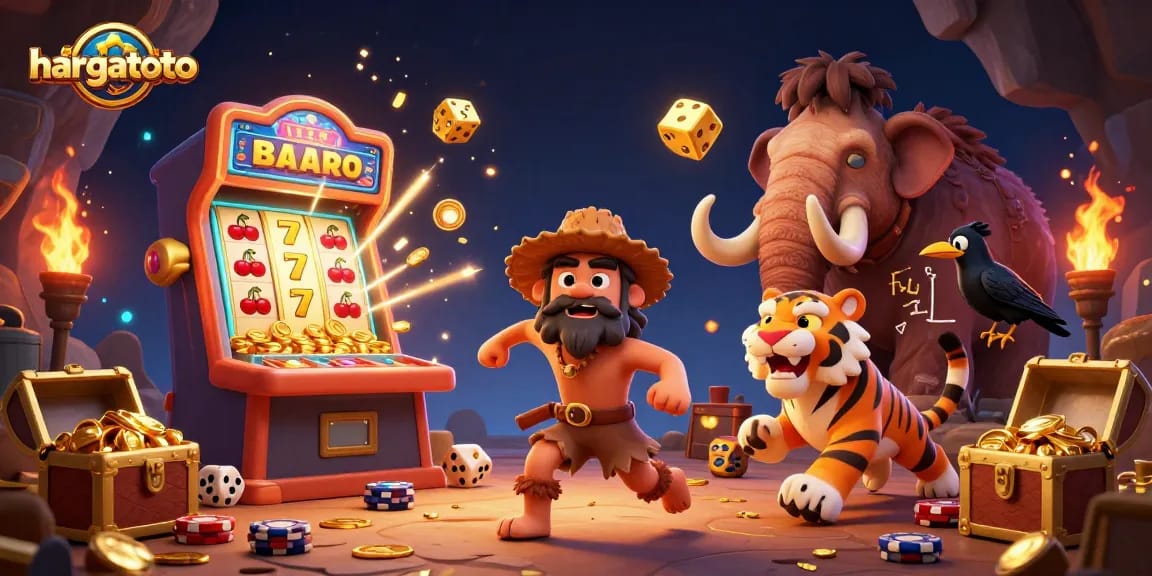 Experience thrilling gameplay at hargatoto with vibrant slot machines and dynamic casino elements.