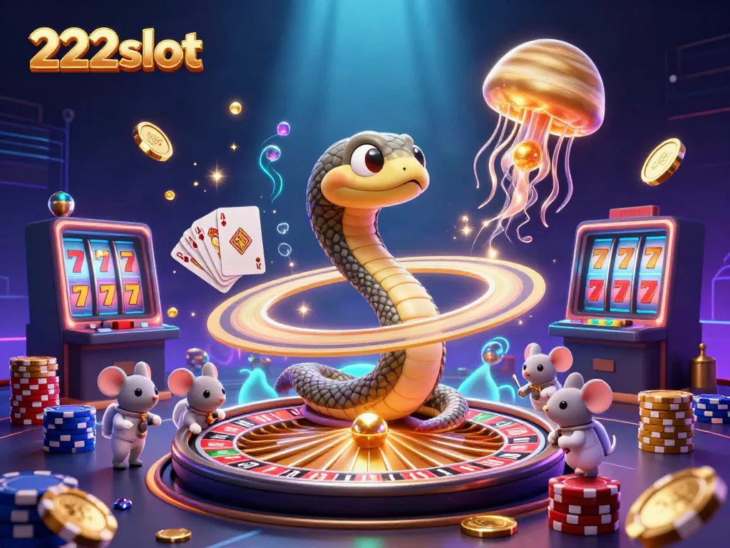 Menangkan menghibur di 222slot dengan ilustrasi ceria dan menarik dari pengalaman kasino.