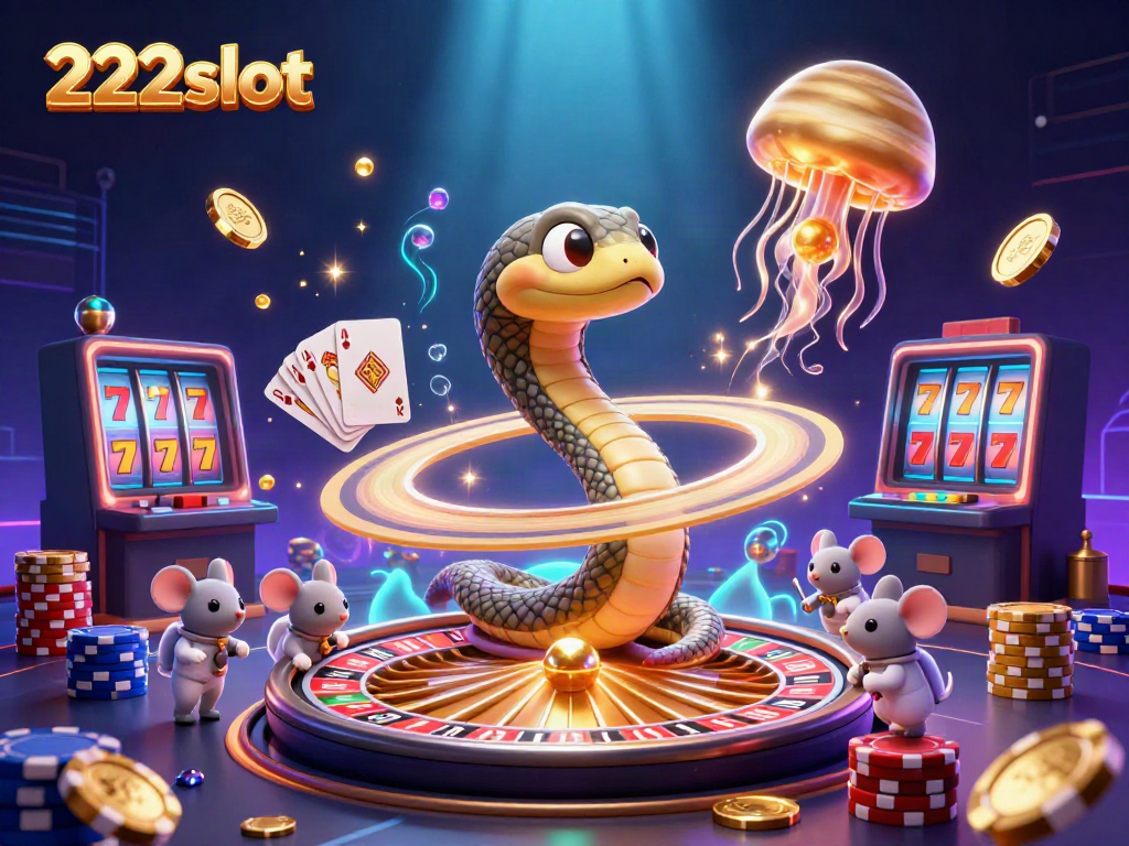 Menangkan menghibur di 222slot dengan ilustrasi ceria dan menarik dari pengalaman kasino.