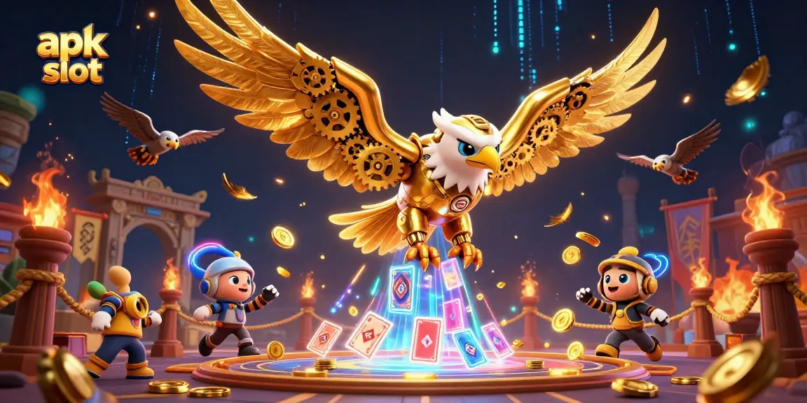 Experience the thrilling apk slot action with immersive elements and vibrant visuals in this captivating scene.