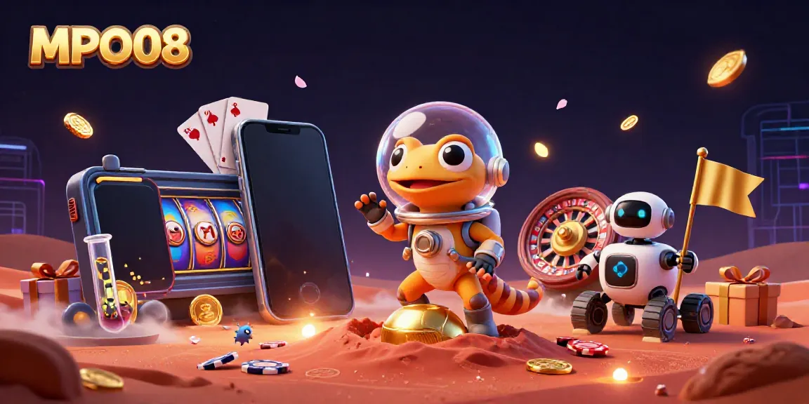 Experience excitement on MPO08 with the Martian gecko discovering a casino on Mars.