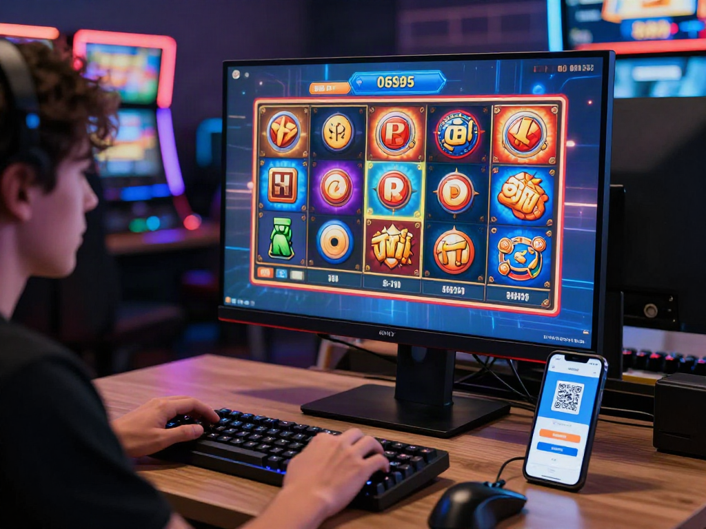 Exciting slot resmi gaming experience with vibrant graphics and QRIS deposit options.