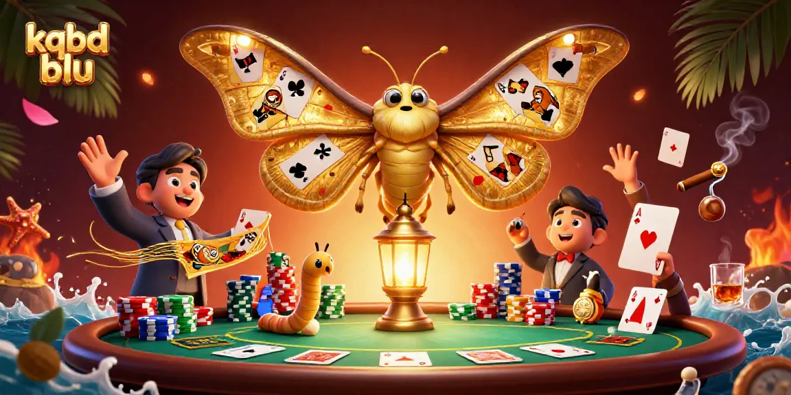 Experience the excitement of kqbd blu with vibrant casino scenes, dynamic poker action, and golden motifs.
