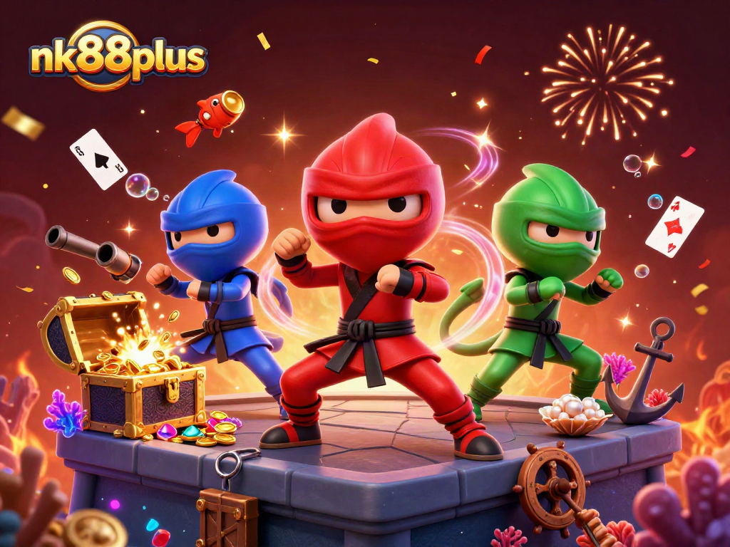 Engage with nk88plus through dynamic gaming adventure featuring magical chameleon ninjas.