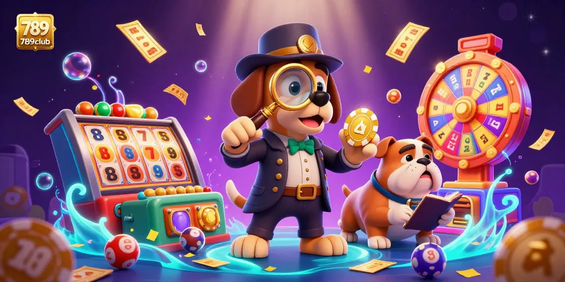 Experience the excitement of 789club with vibrant lottery balls, bingo cards, and dynamic casino action!