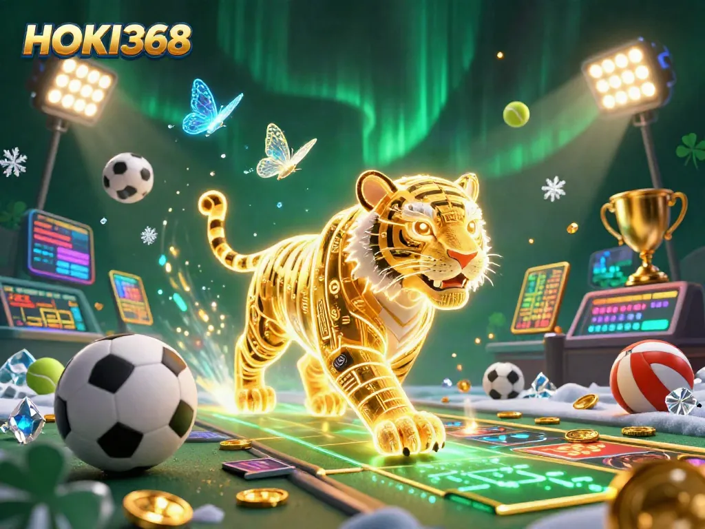 Experience excitement with HOKI368's vibrant casino landscape featuring dynamic sports betting elements.