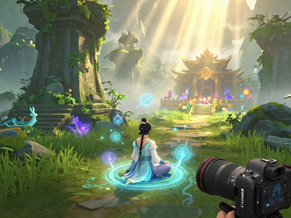 Pengalaman bermain slot7000 di dunia fantasi dengan karakter meditasi dalam suasana magis yang memancarkan energi spiritual.