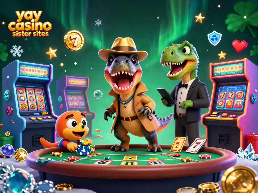 Engage with top yay casino sister sites through dynamic casino adventures featuring colorful characters.