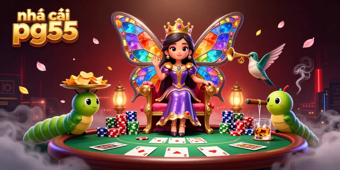 Engage with exciting gaming at nhà cái pg55 featuring vibrant casino elements and dynamic characters.