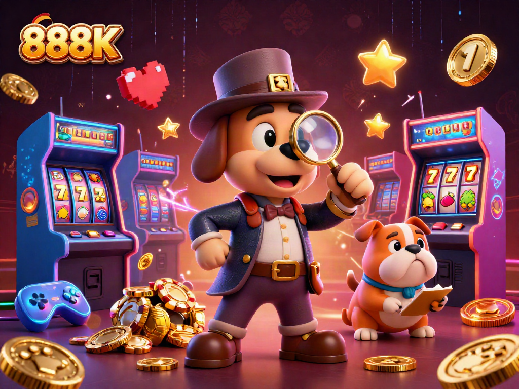 Engage in thrilling gameplay at 888K with vibrant 3D casino elements and rich illustrations.