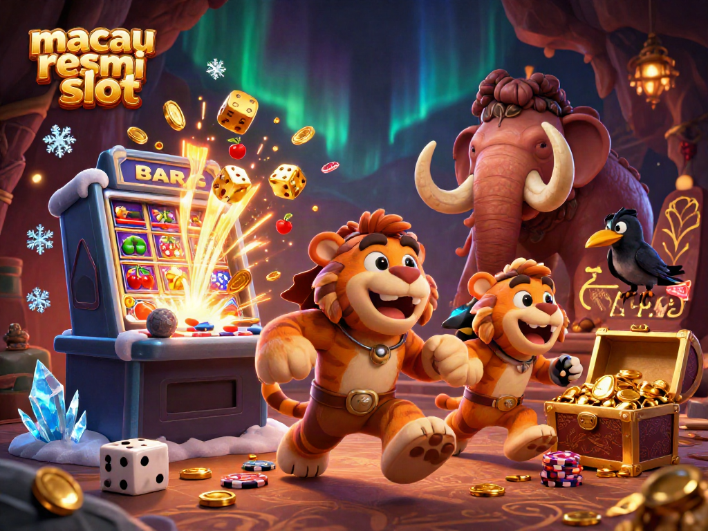 Menangkan hadiah di macau resmi slot saat meluncurkan jackpot mesin slot penuh koin dan cahaya.