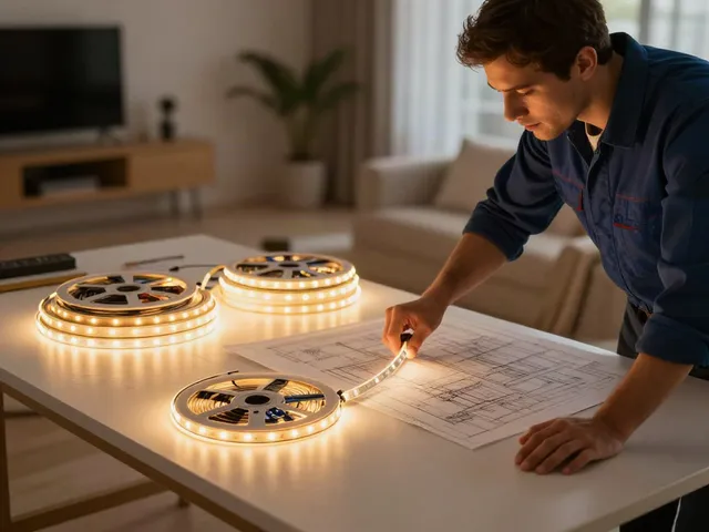 Instalare benzi LED de către un furnizor local de servicii de încredere