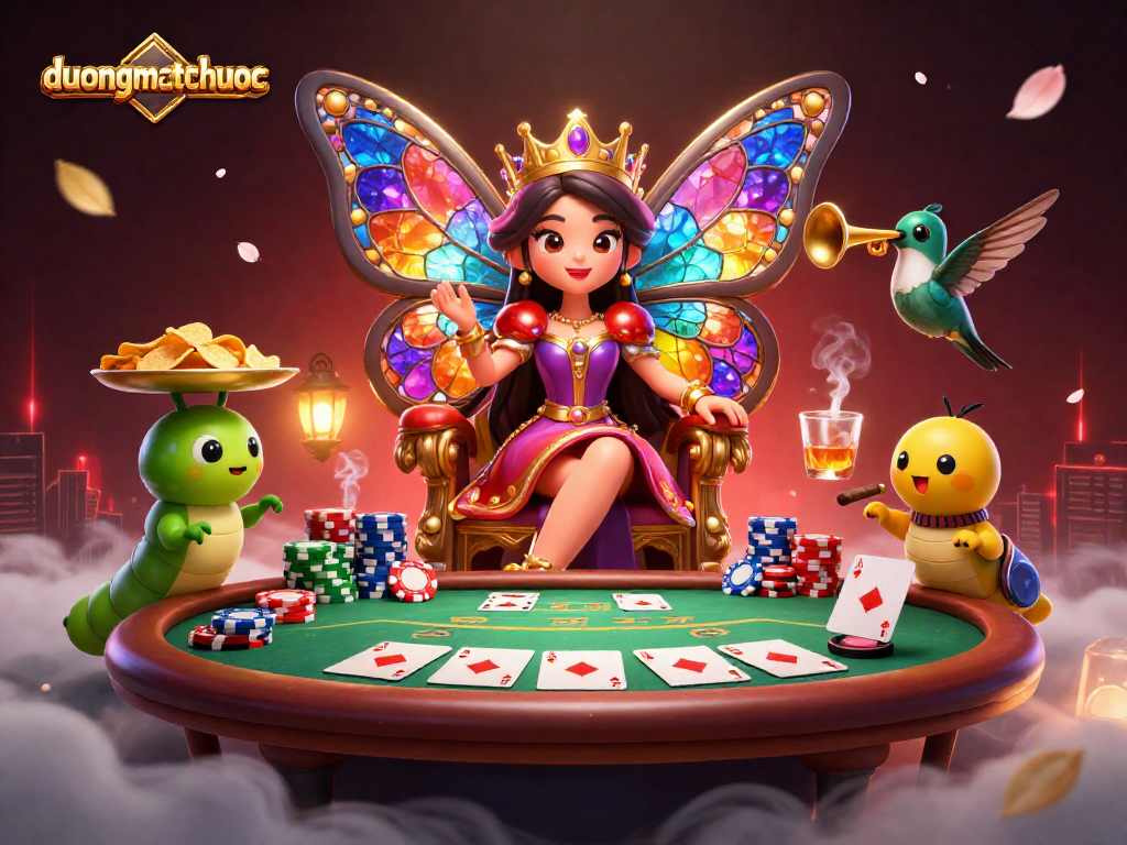 Engage with duongmatchuoc by enjoying vibrant casino gameplay with colorful characters and dynamic elements.