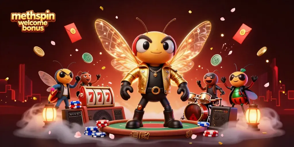 Spin to win with the methspin welcome bonus and experience thrilling casino excitement!
