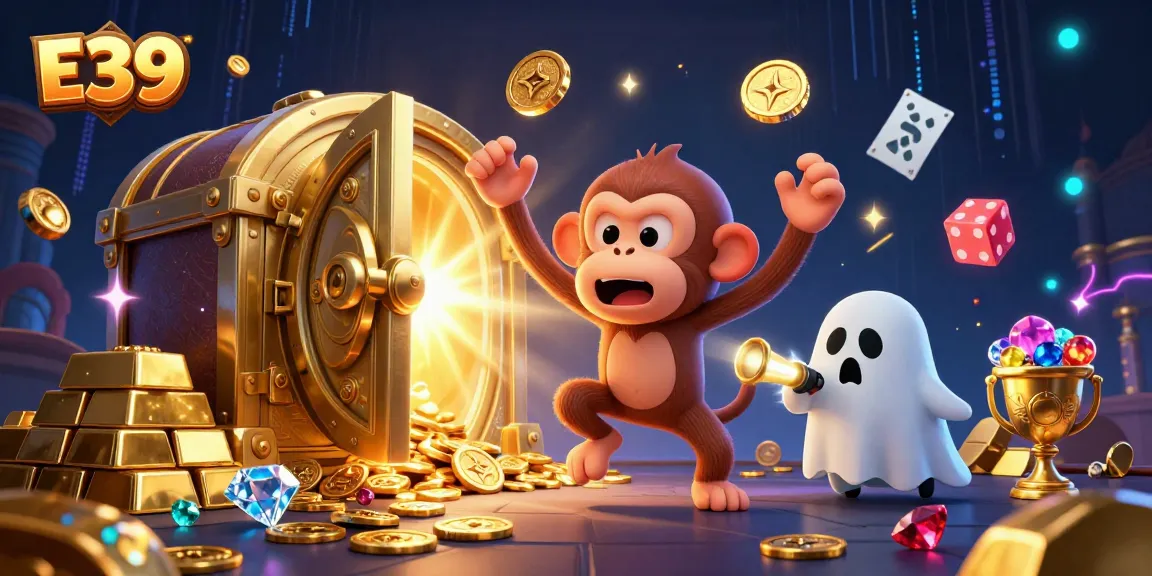 Engage in thrilling gameplay at E39 while exploring a haunted casino filled with treasures.