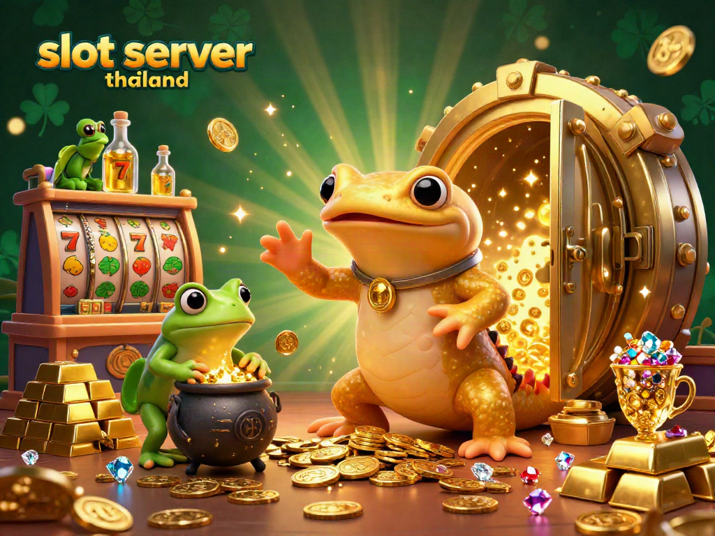 Experience excitement with the slot server thailand featuring mystical alchemists amidst rich casino treasures.