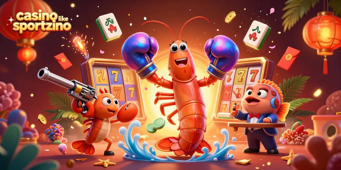 Experience the thrill at casinos like Sportzino with 3D cartoon characters amid vibrant gaming elements.
