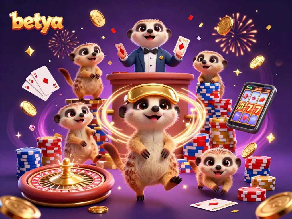 Join the excitement at betya's lively casino with meerkats running the show!